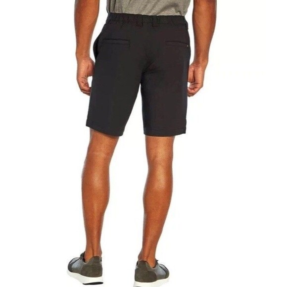 BANANA REPUBLIC Men's 32 Flat Front Technical Shorts Black Preppy Summer Golf - Picture 15 of 16